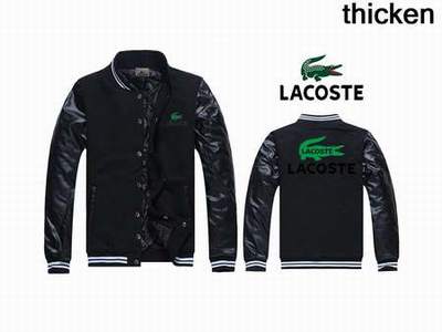 veste lacoste blanche